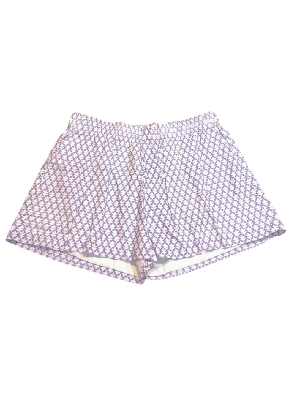 BOO GEMES Lilac Print Shorts NWT! Size L